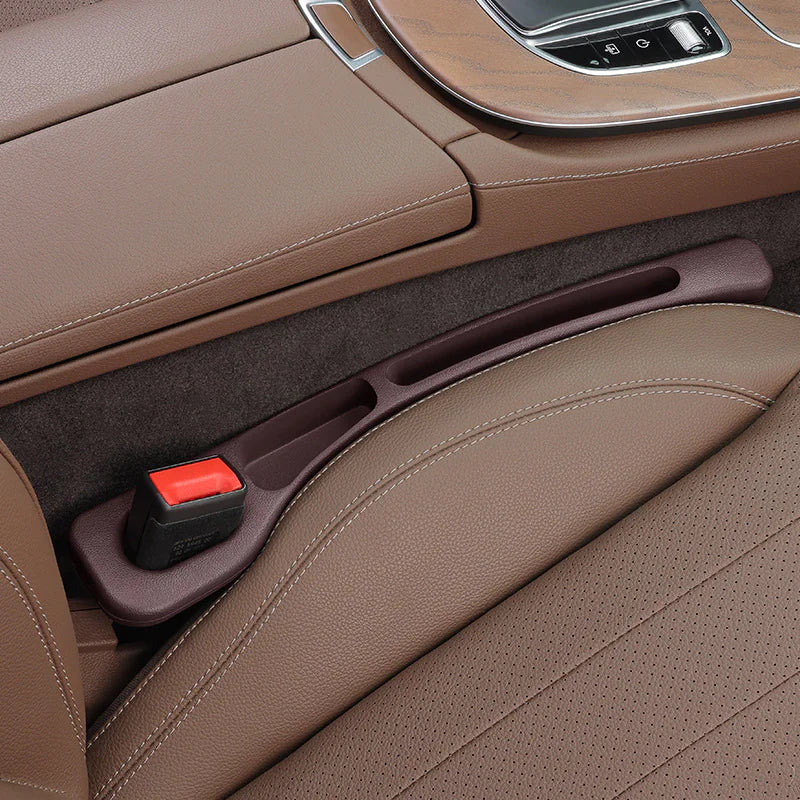 CarHackz GapGuard™ Luxe – Leather Car Seat Gap Organizer (Pair)