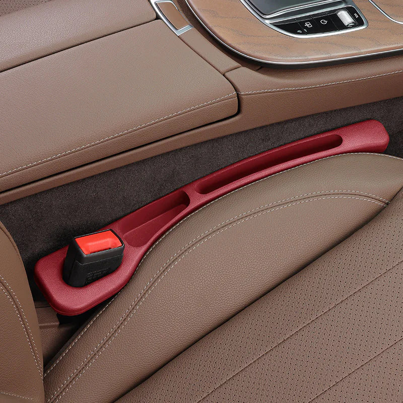 CarHackz GapGuard™ Luxe – Leather Car Seat Gap Organizer (Pair)