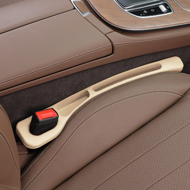 CarHackz GapGuard™ Luxe – Leather Car Seat Gap Organizer (Pair)