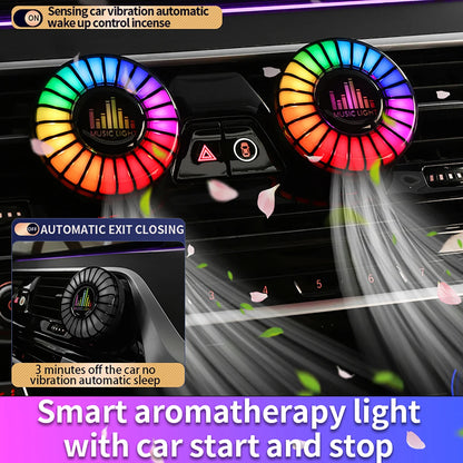 CarHackz RhythmGlow™ RGB LED Strip with Music Sync & Fragrance