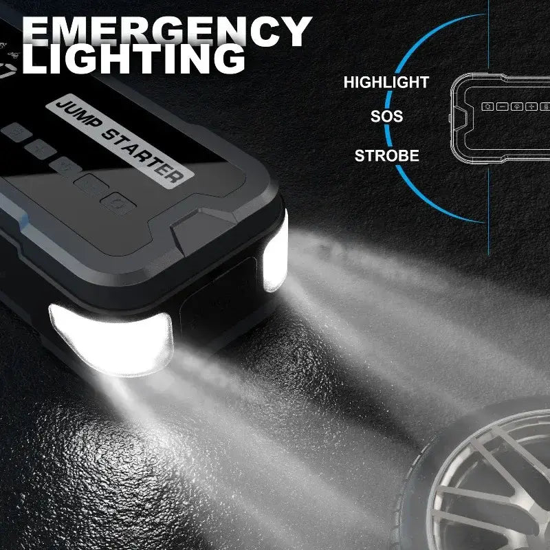 CarHackz PowerPro™ 4-in-1 Portable Car Jump Starter & Air Pump