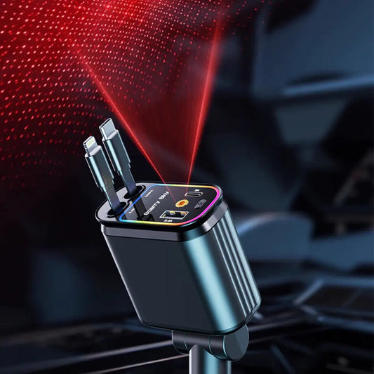 CarHackz StarRoof™ 4-in-1 Fast Car Charger & Starlight Projector