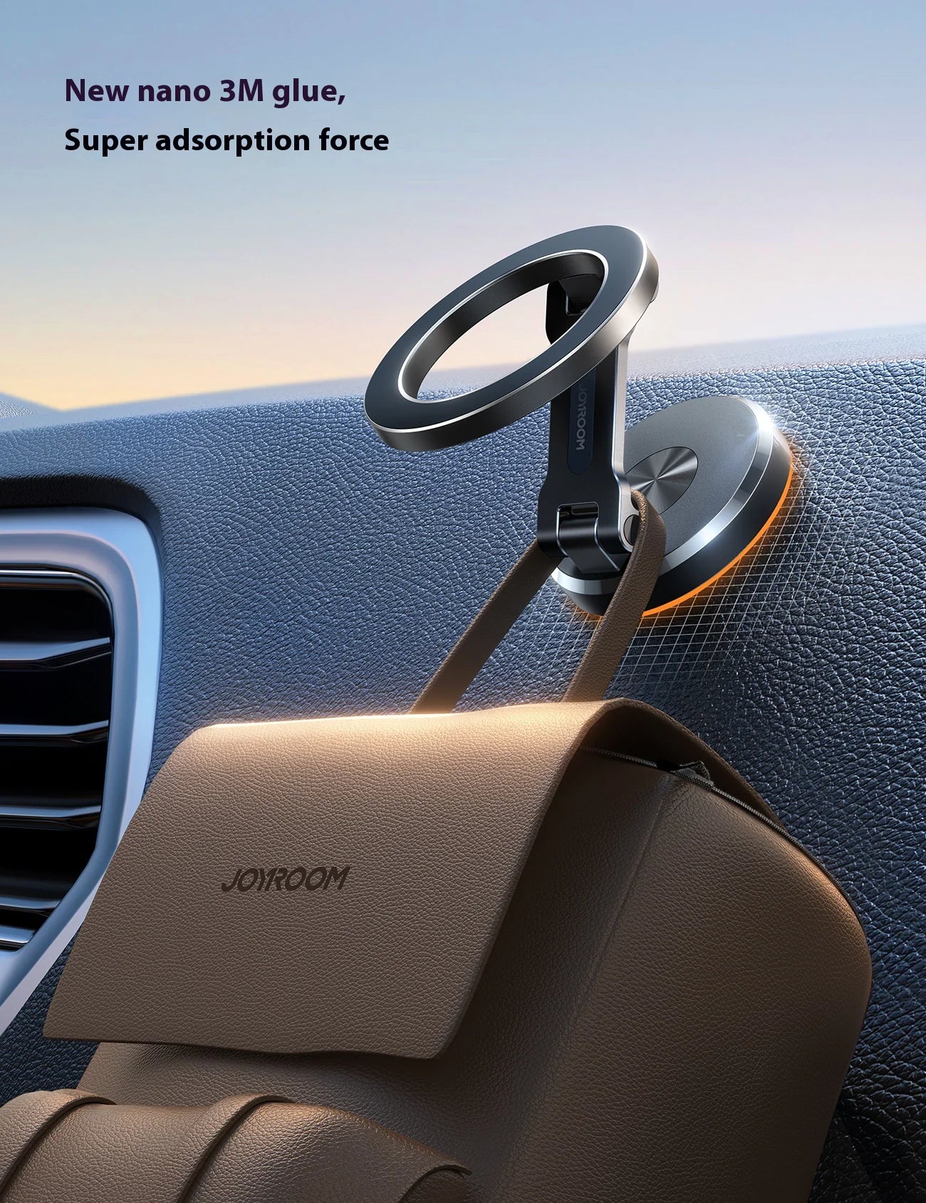CarHackz MagGrip™ Pro – Foldable MagSafe Car Mount